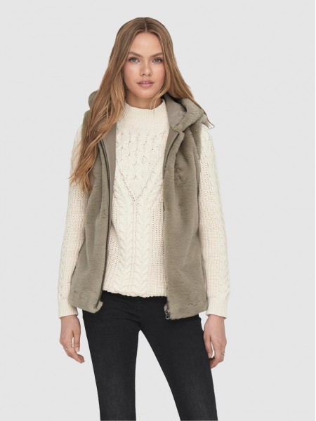 Jacket Woman Beige Only