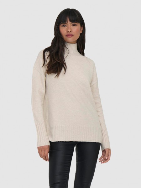 Pullover Woman Cream Only