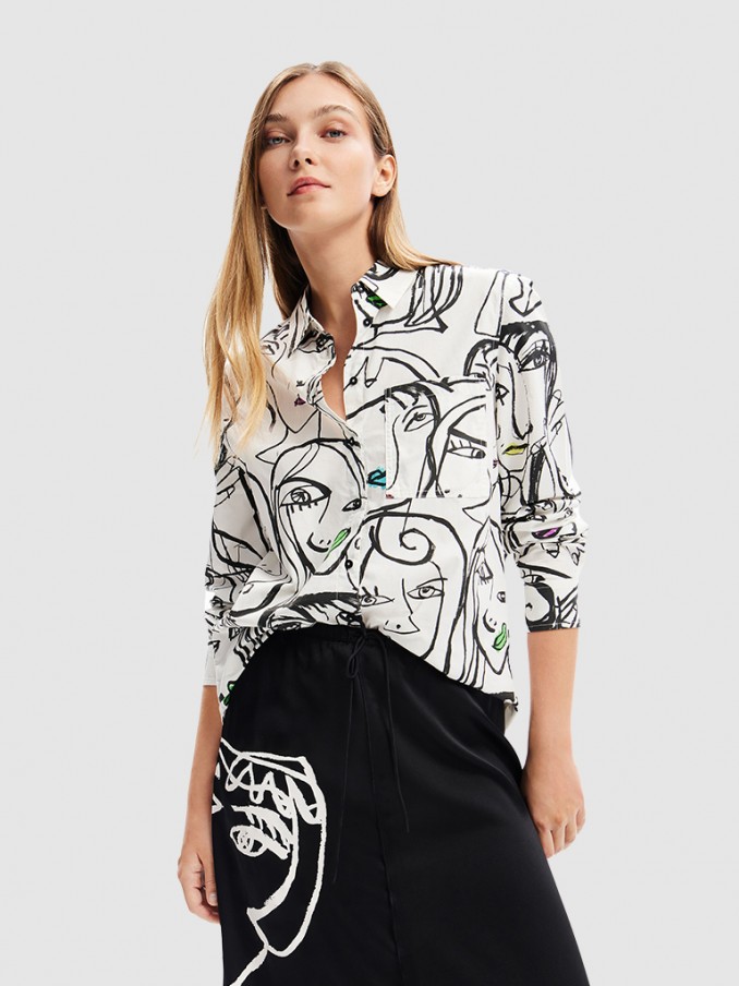 Shirt Woman White Desigual