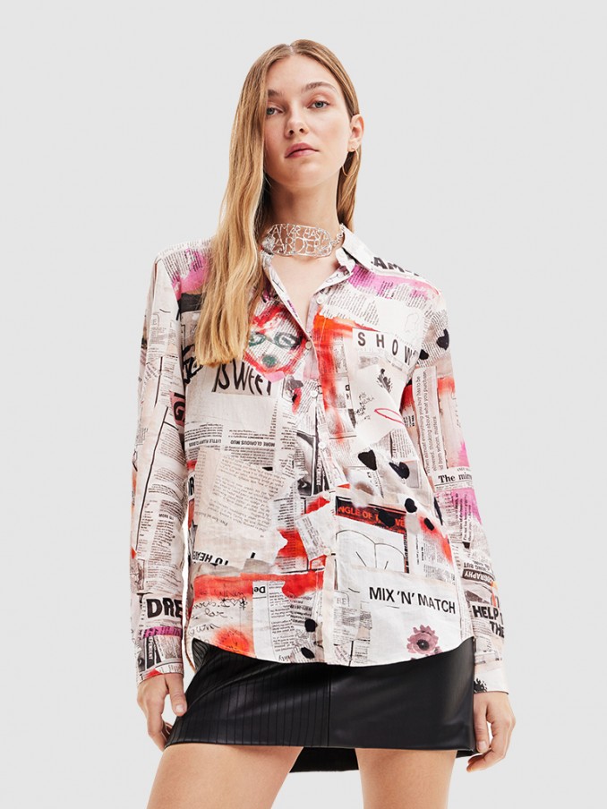 Camisa Mujer Multicolor Desigual