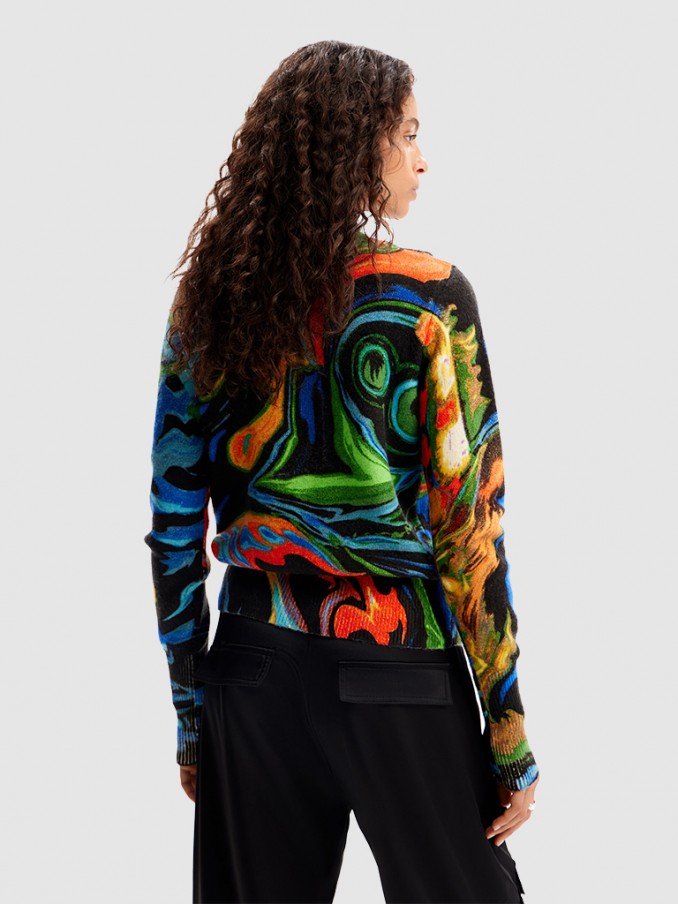 Pullover Woman Multicolor Desigual