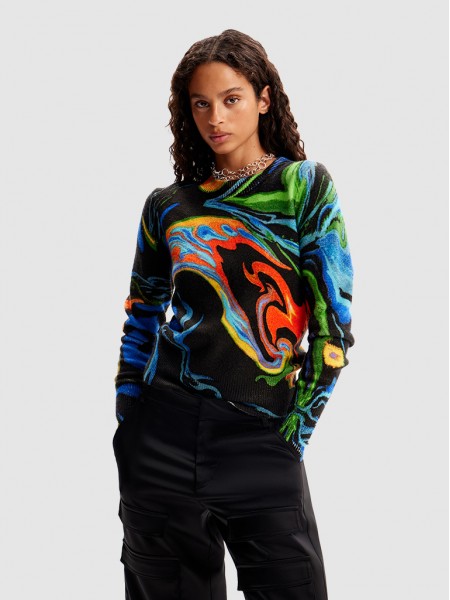 Pullover Woman Multicolor Desigual