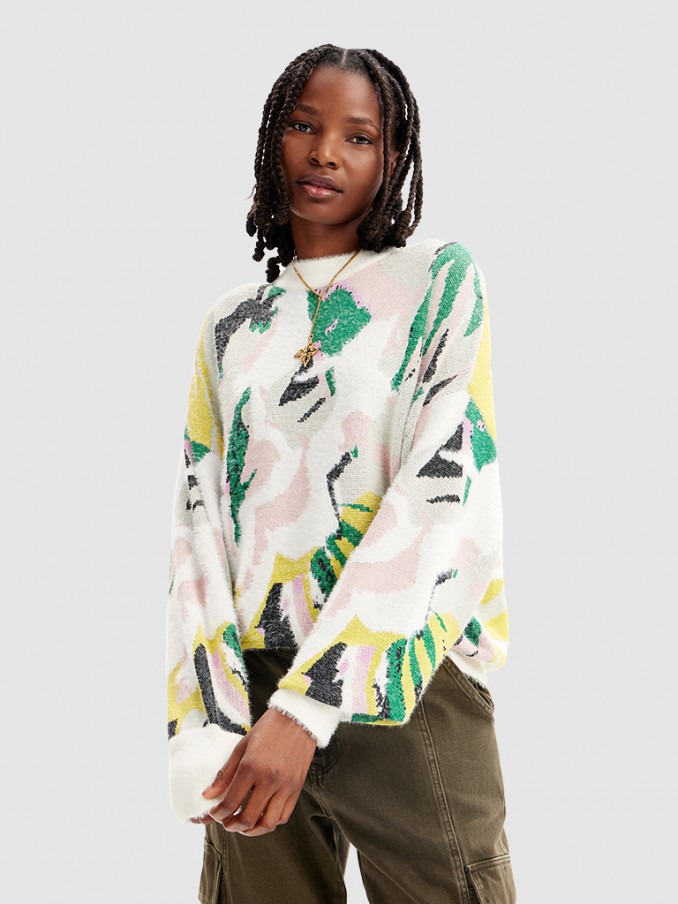 Pullover Woman White Desigual
