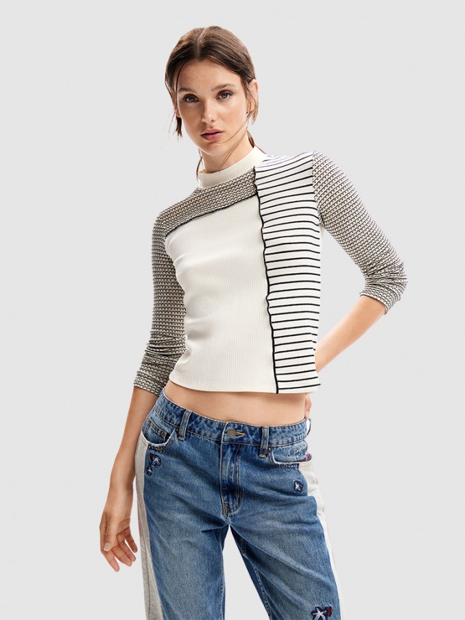 T-Shirt Woman White Desigual