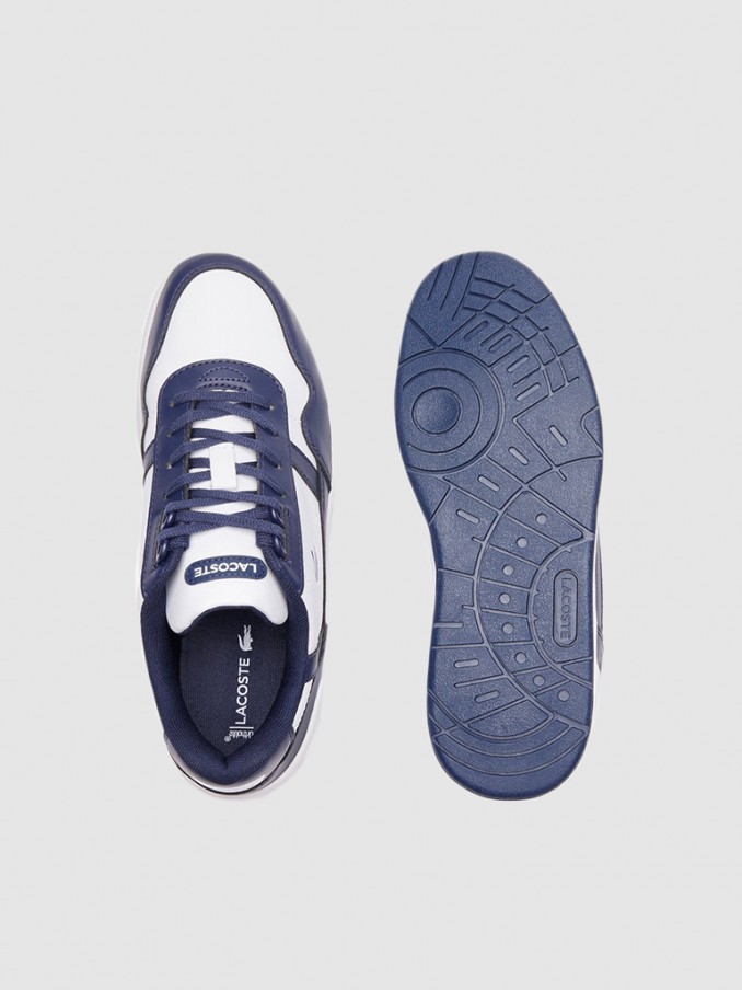 Tenis Niño Azul Marino Lacoste