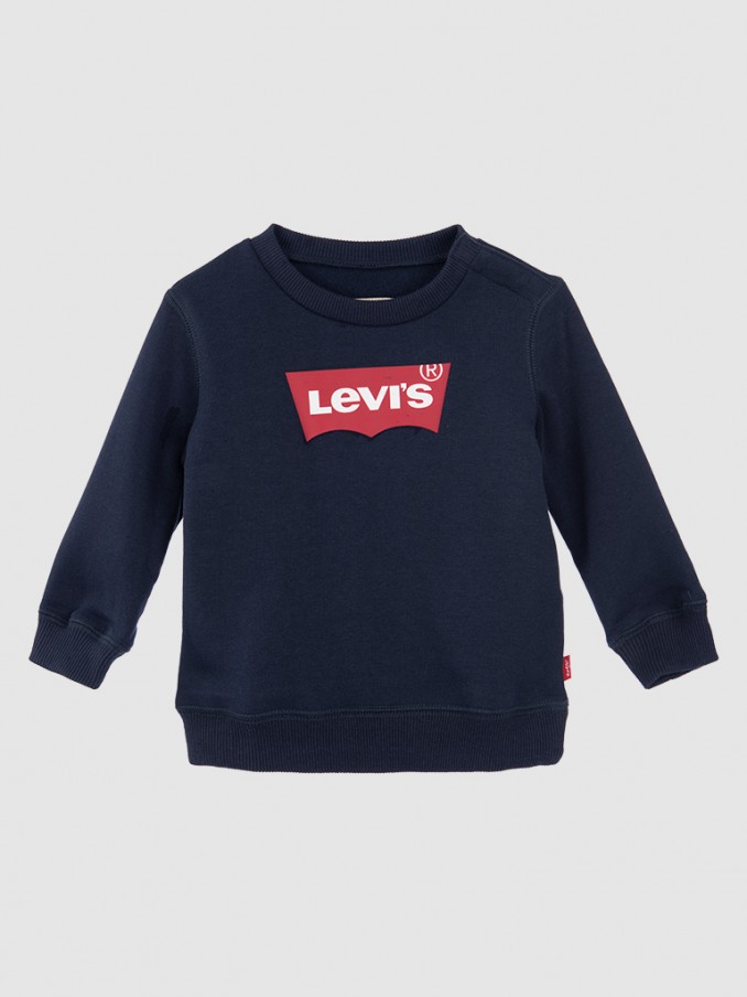 Sweatshirt Boy Navy Blue Levis