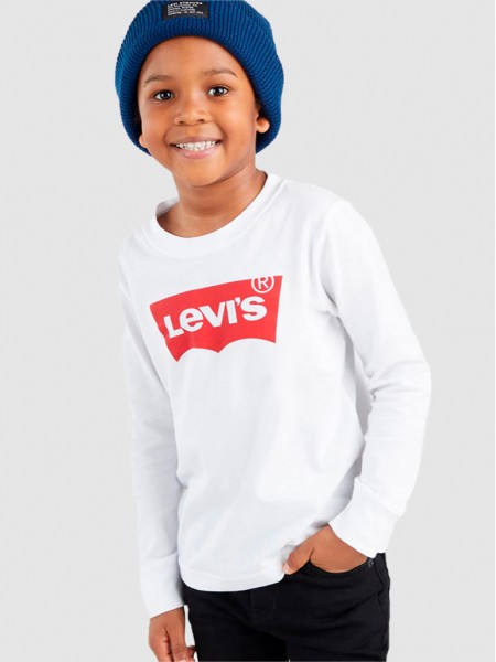 Sweatshirt Boy White Levis