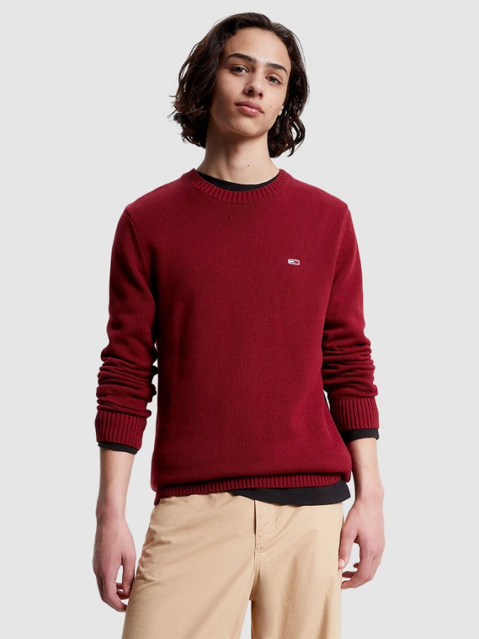 Sweatshirt Man Bordeaux Tommy Jeans