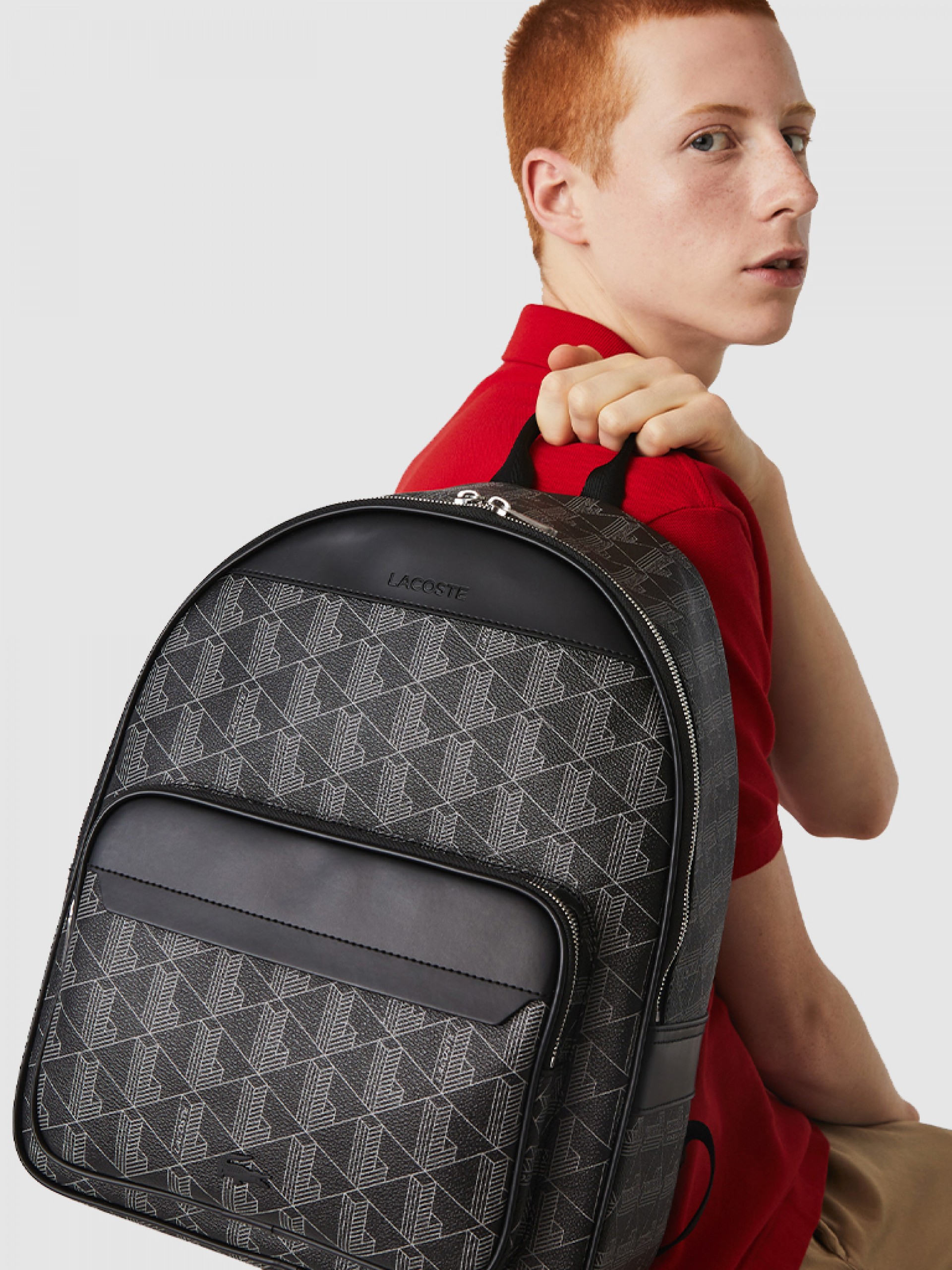 Backpack Man Black Lacoste