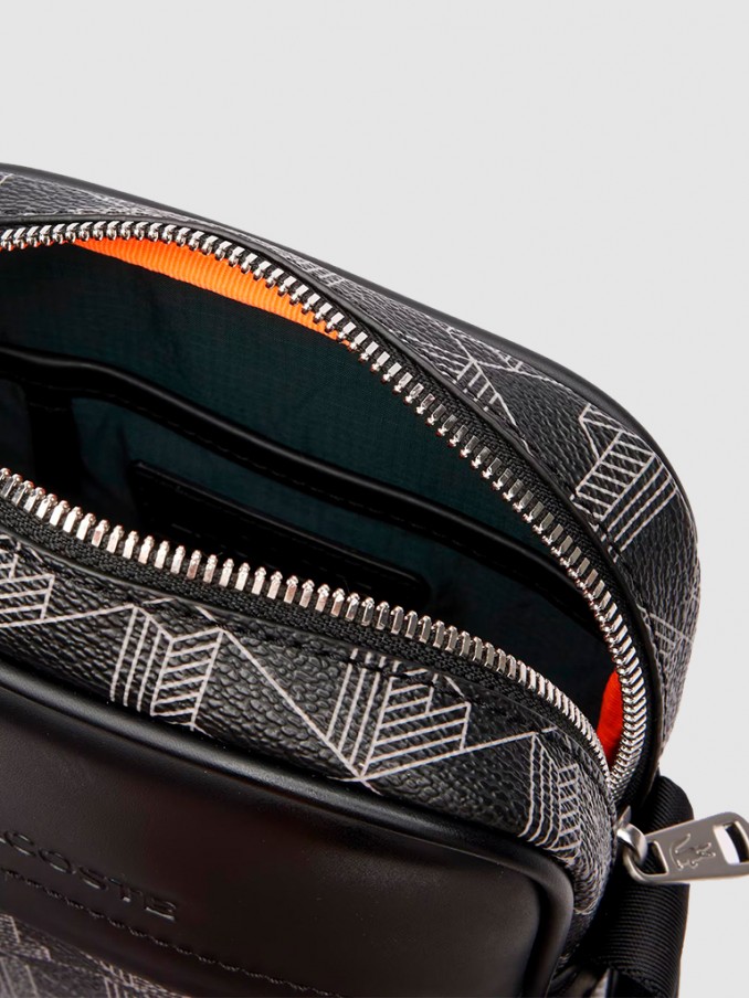 Shoulder Bags Man Black Lacoste