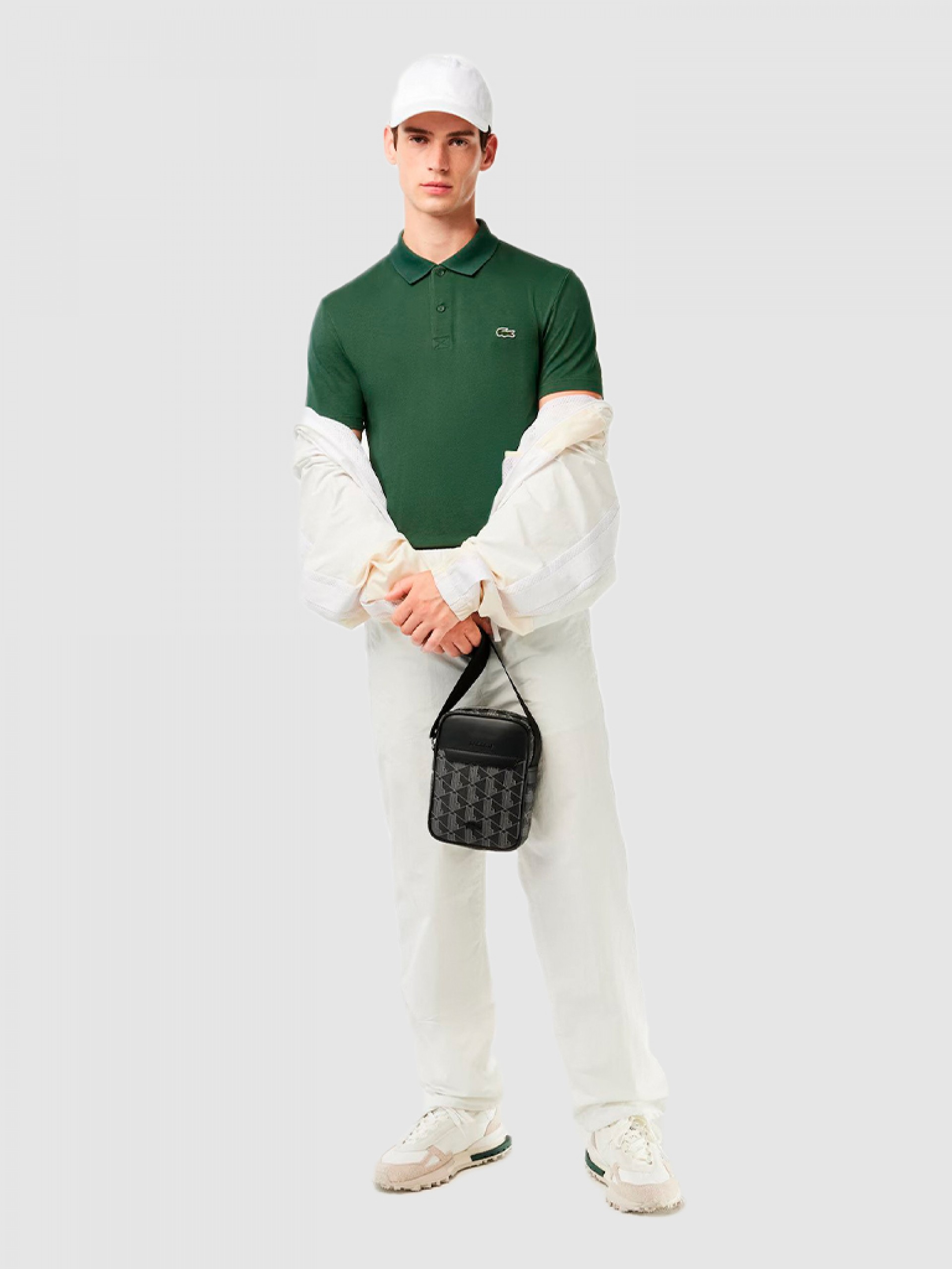 Shoulder Bags Man Black Lacoste