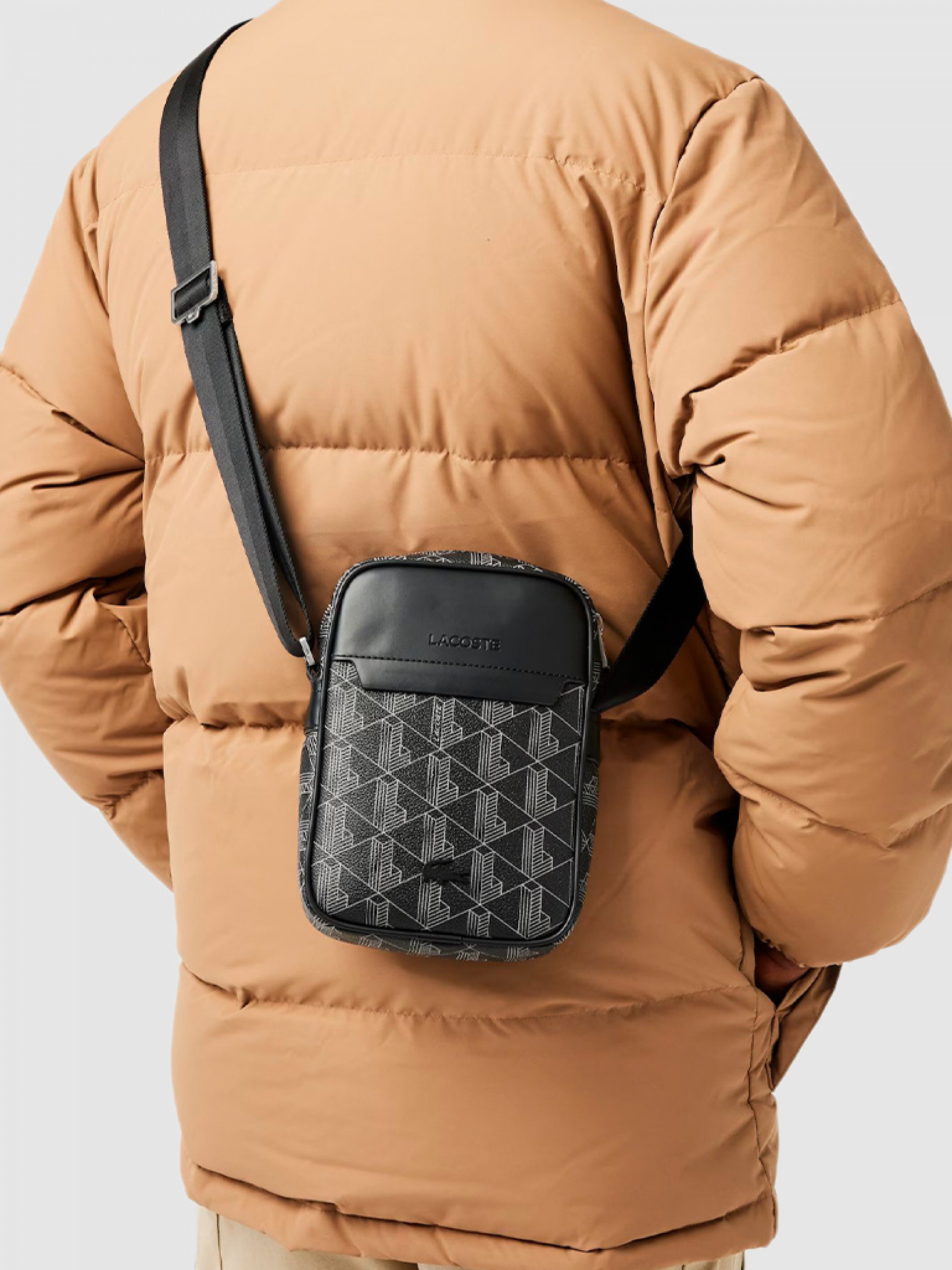 Shoulder Bags Man Black Lacoste
