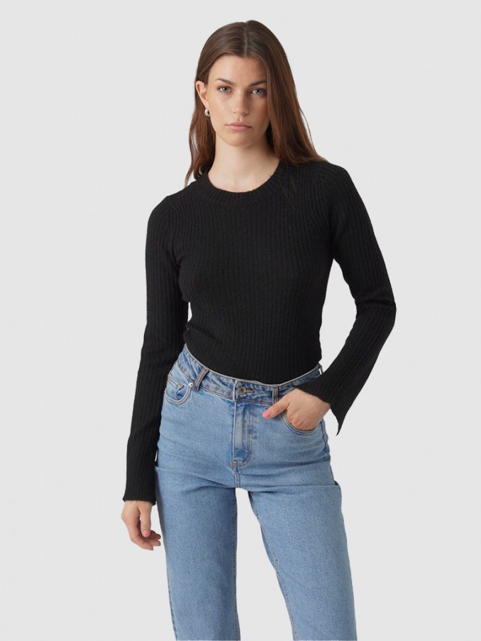 Pullover Woman Black Vero Moda