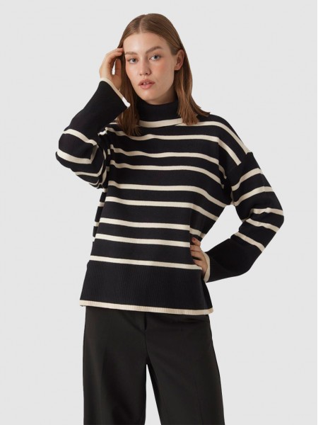 Pullover Woman Black Vero Moda