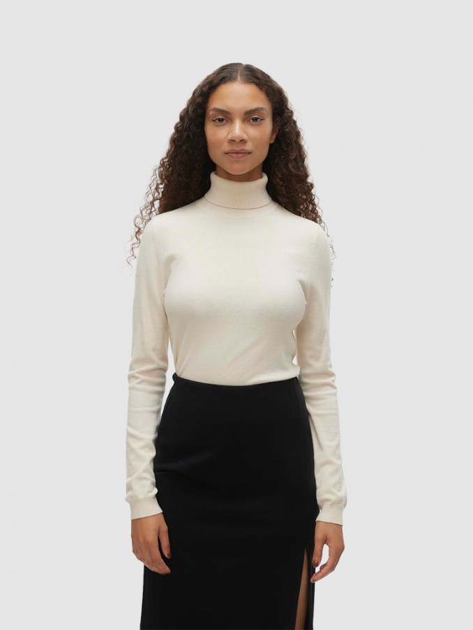 Pullover Woman Cream Vero Moda