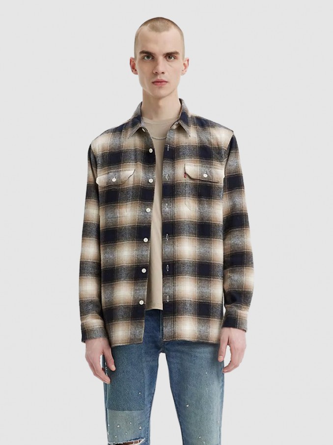 Shirt Man Green Chess Levis