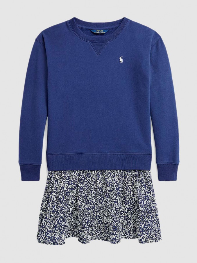 Dress Girl Navy Blue Ralph Lauren Kids