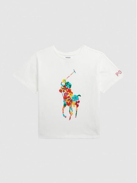 T-Shirt Menina Boxy Ralph Lauren