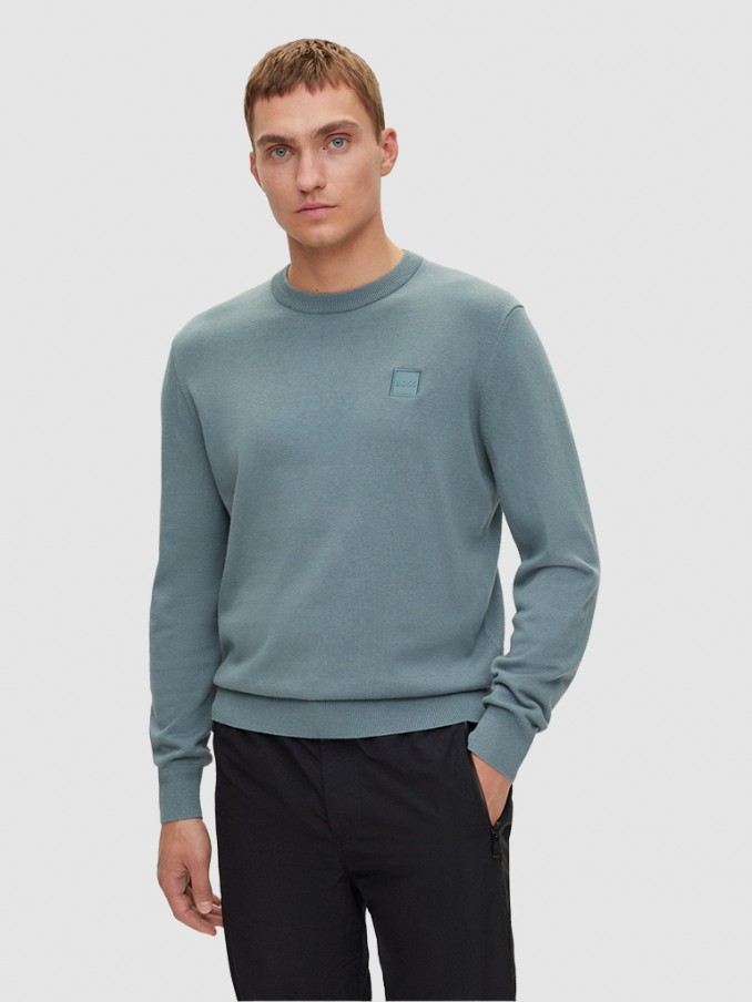 Sweatshirt Hombre Verde Hugo Boss