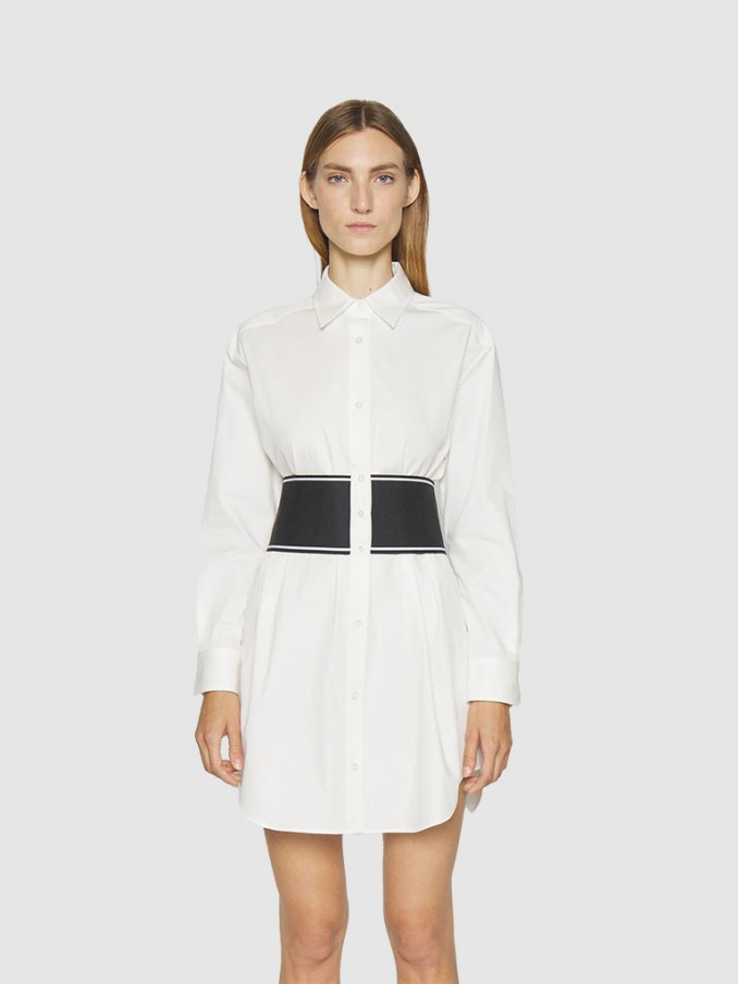 Vestido Mujer Blanco Hugo Boss