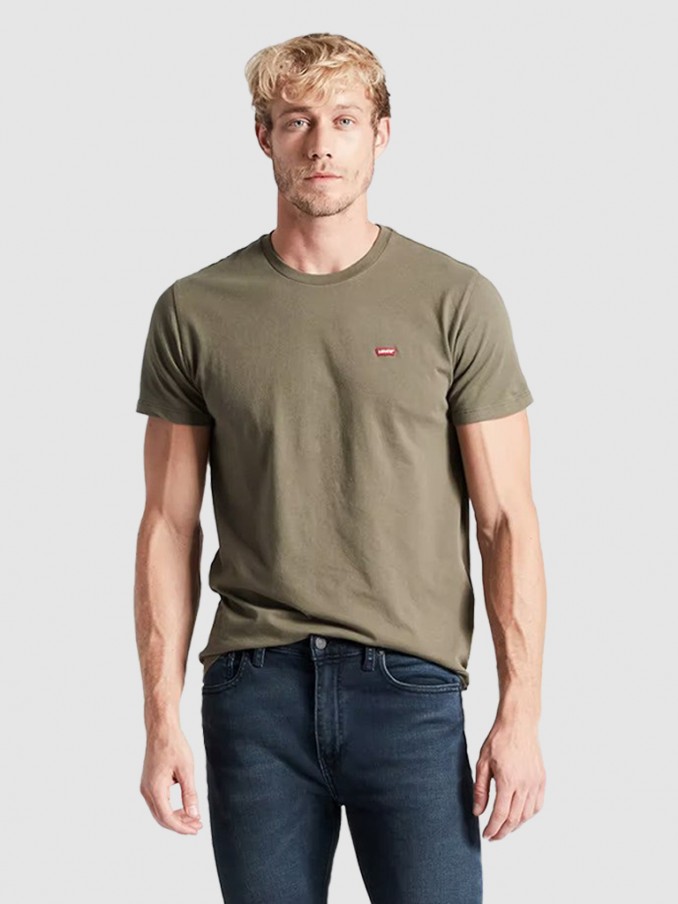 Camiseta Hombre Verde Levis