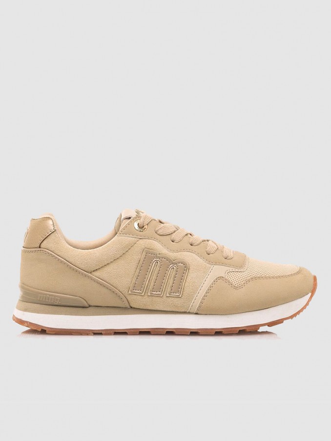 Sneakers Woman Light Brown Mtng