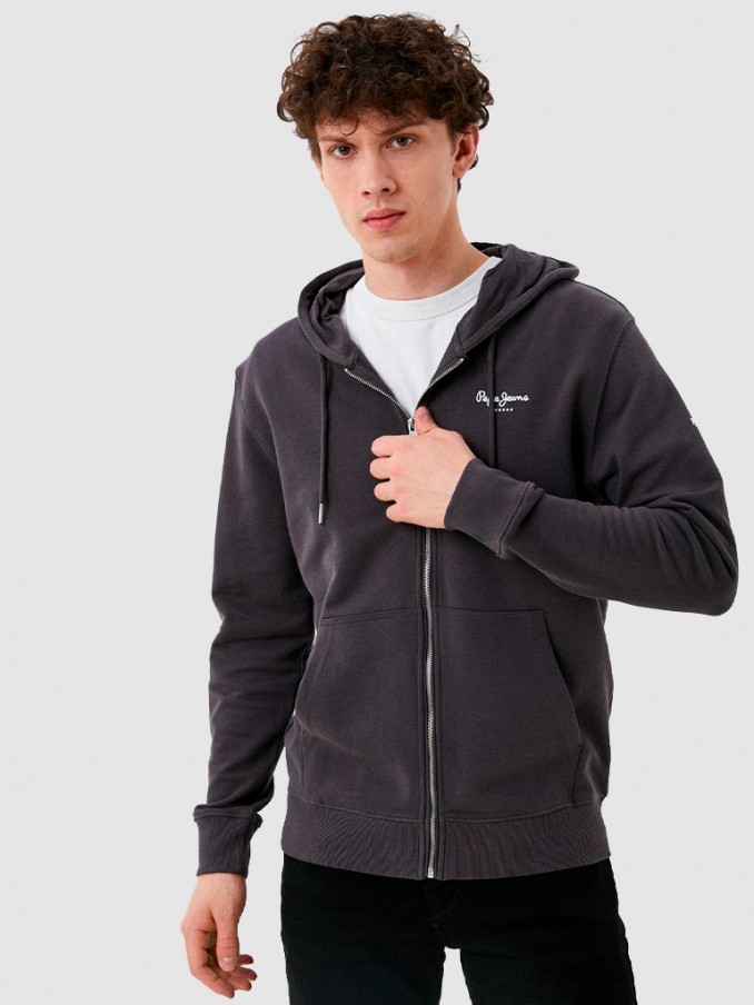 Chaqueta Hombre Gris Oscuro Pepe Jeans London