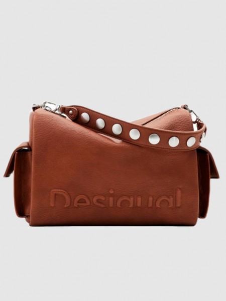 Bolsos de Hombro Mujer Marrn Desigual