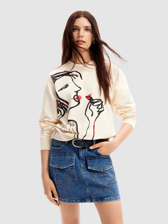 Jumper Woman Cream Desigual
