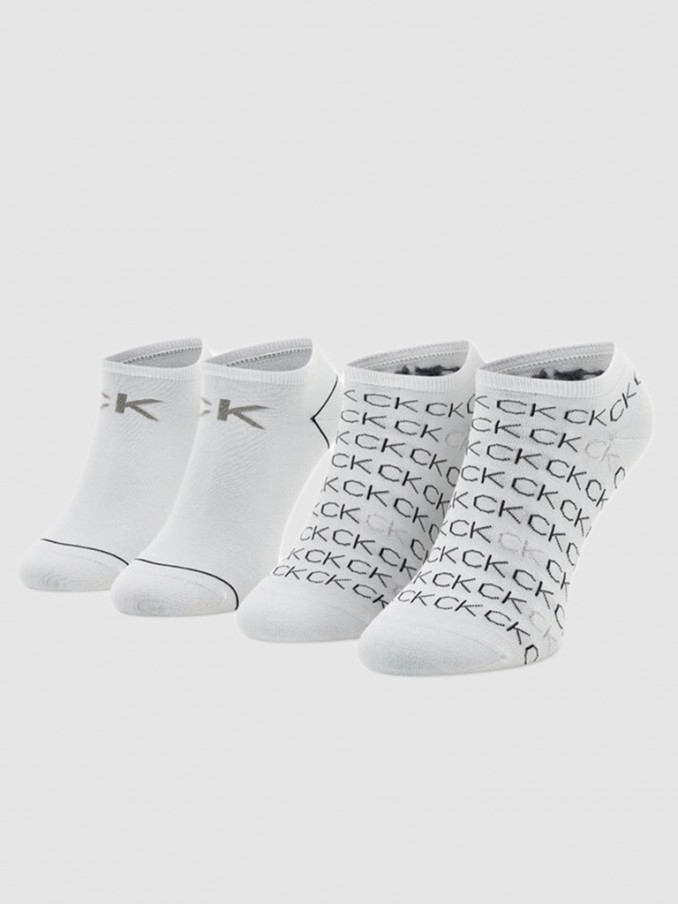 Calcetines Mujer Blanco Calvin Klein