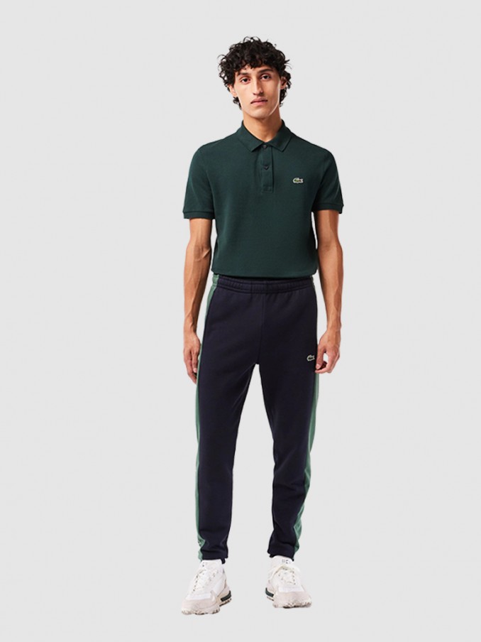 Pantalones Hombre Azul Marino Lacoste