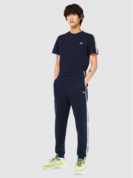 Pants Man Navy Blue Lacoste