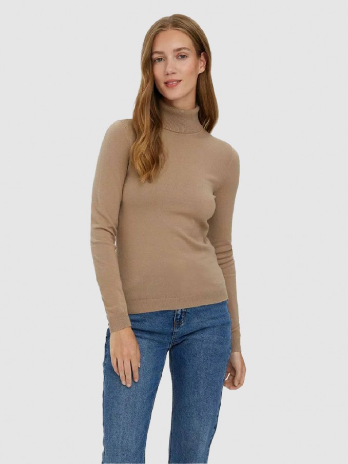 Pullover Woman Beige Vero Moda