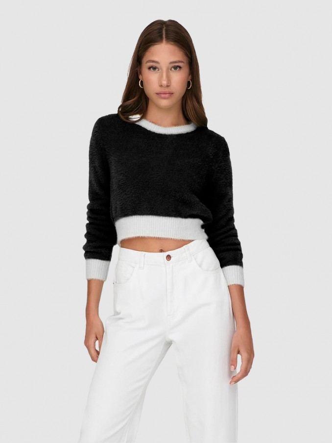 Sueter Mujer Negro Only