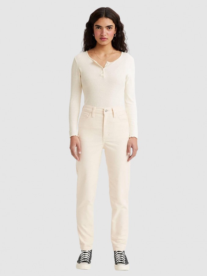Pants Woman Cream Levis