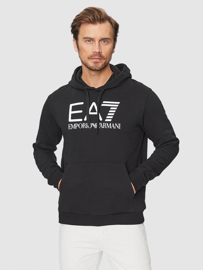 Jersey Hombre Negro Ea7 Emporio Armani