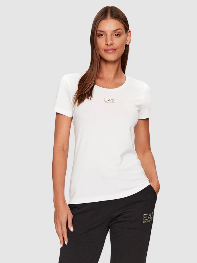 Camiseta Mujer Blanco Ea7 Emporio Armani