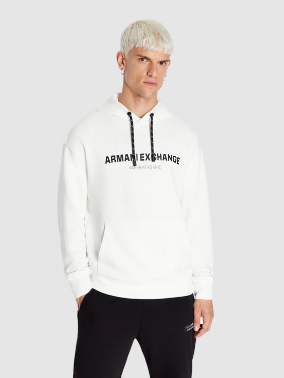 Armani white outlet jumper