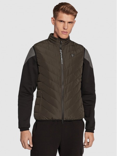 Vest Man Dark Green Ea7 Emporio Armani