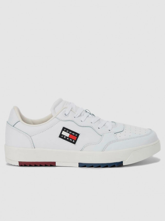 Tenis Hombre Blanco Tommy Jeans