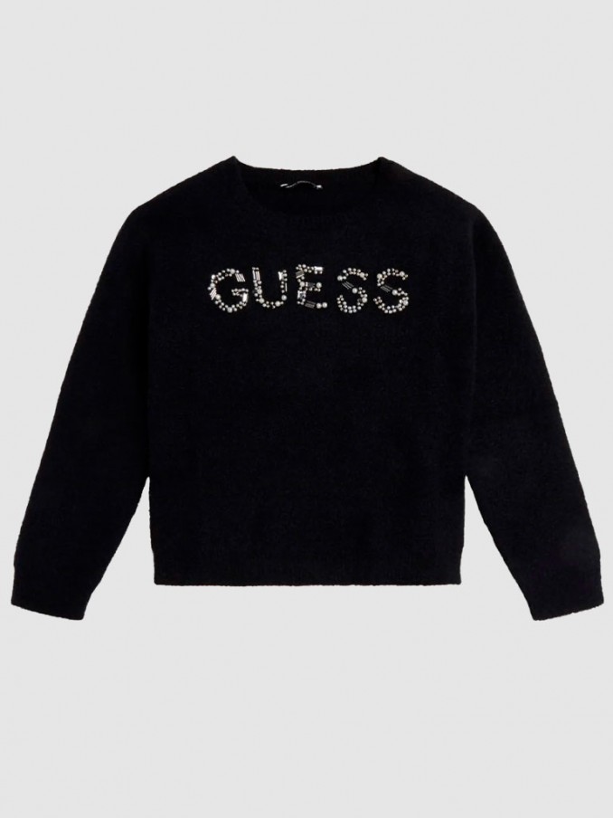 Sweatshirt Girl Black Guess