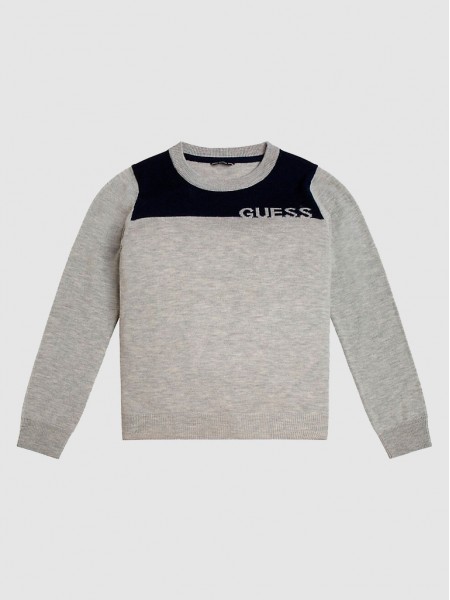 Knitwear Boy Grey Guess