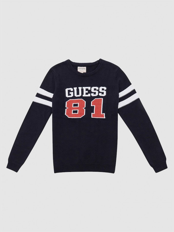 Sweatshirt Nio Azul Guess