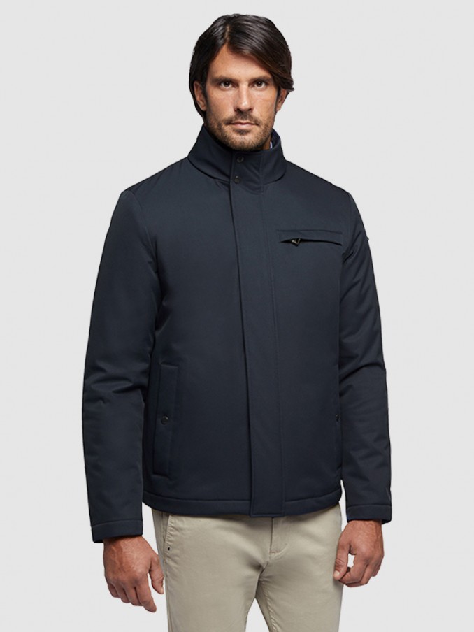 Chaqueta Hombre Azul Oscuro Geox