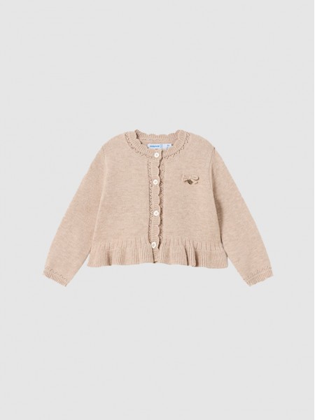 Chaqueta Bebe Nia Beige Mayoral