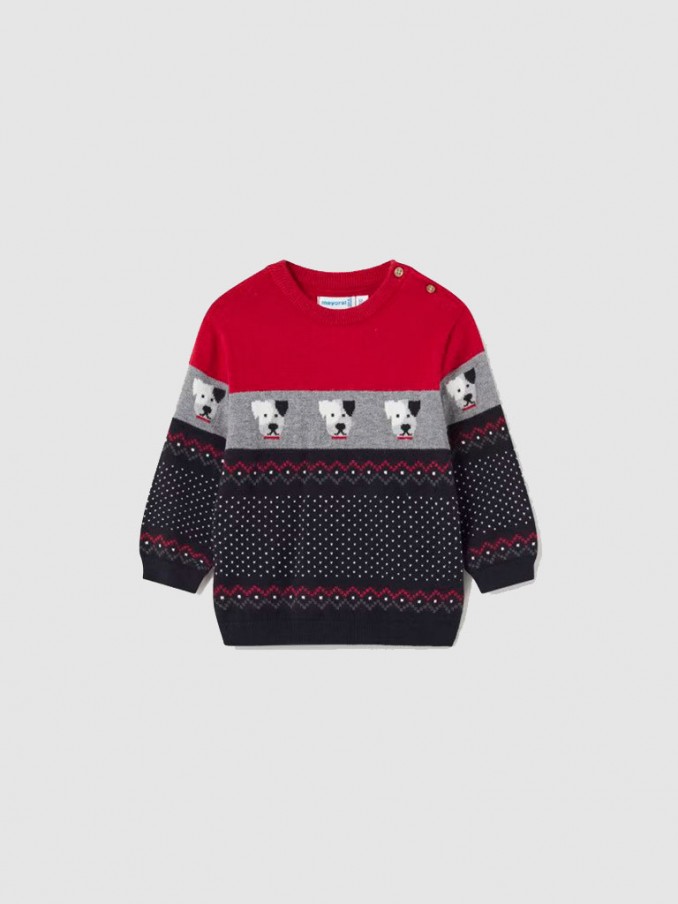 Pullover Baby Boy Red Mayoral