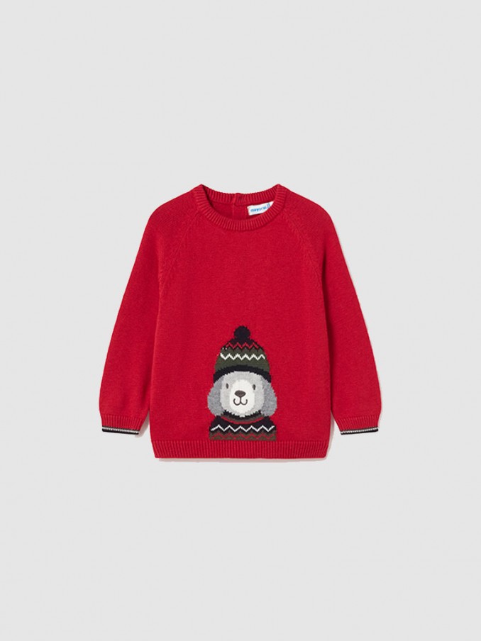 Pullover Baby Boy Red Mayoral