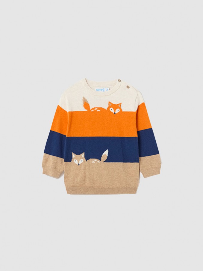 Pullover Baby Boy Beige Mayoral