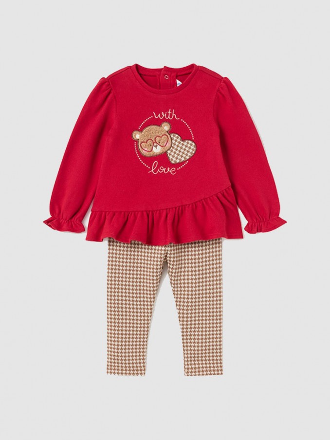 Conjunto Bebe Nia Rojo Mayoral