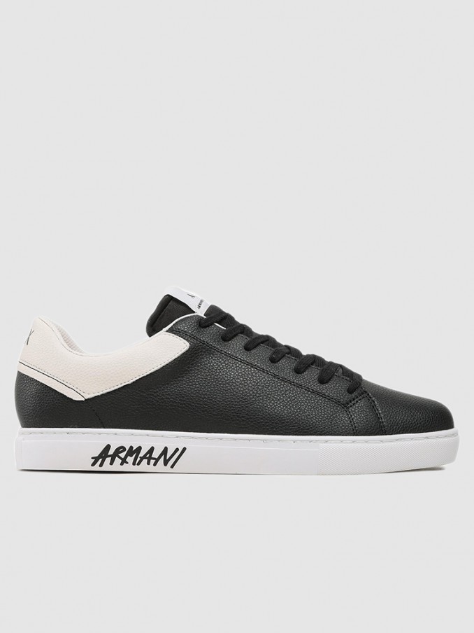 Tenis Hombre Negro Armani Exchange